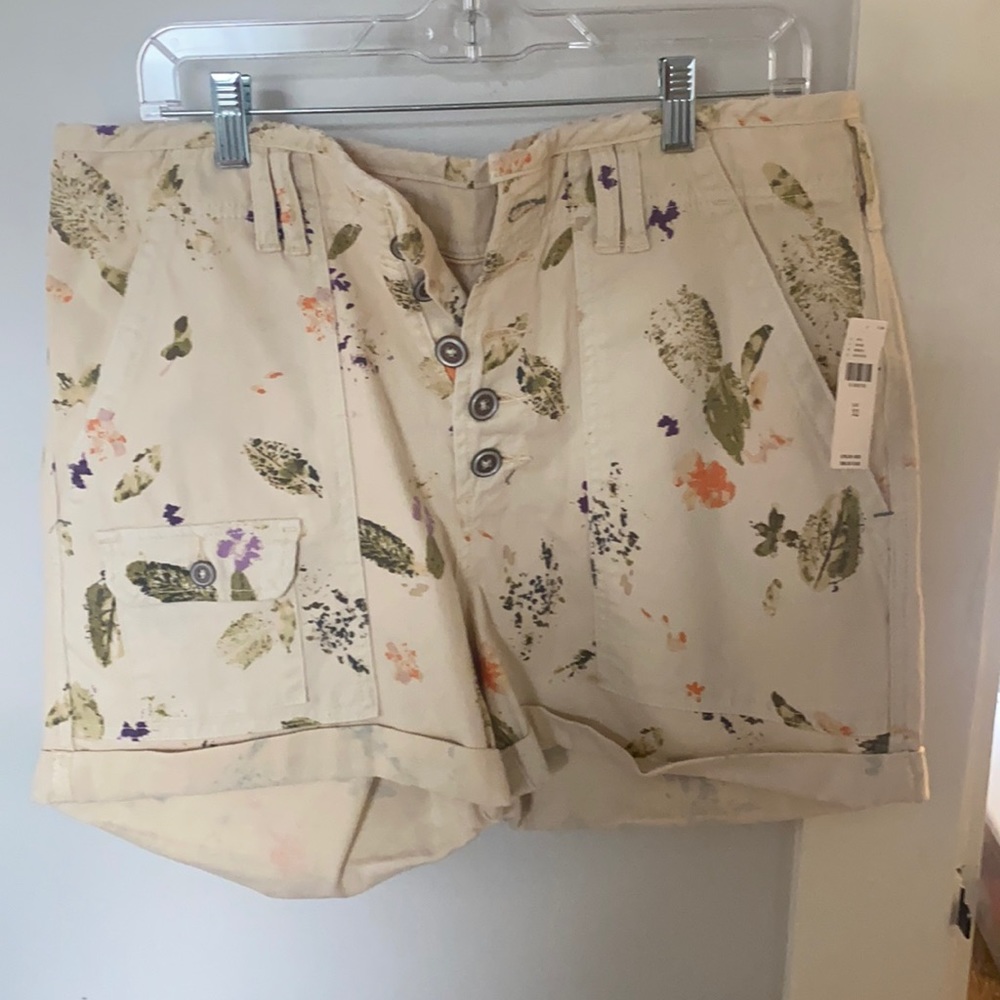 Anthropologie shorts, button front.